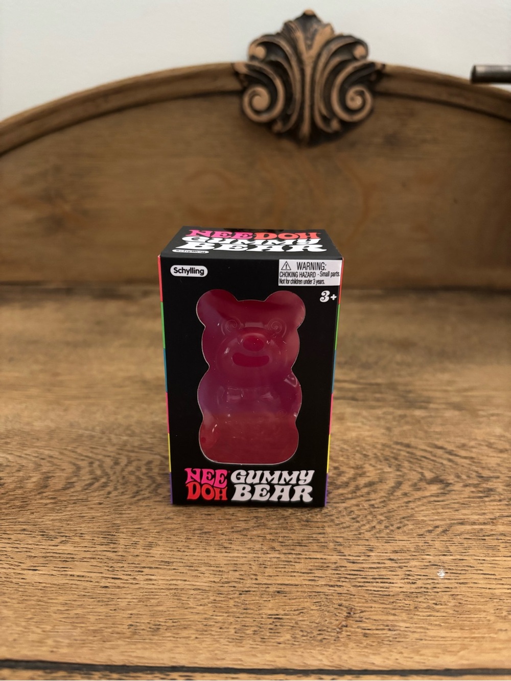 NeeDoh Gummy Bear Stress Toy - Pink